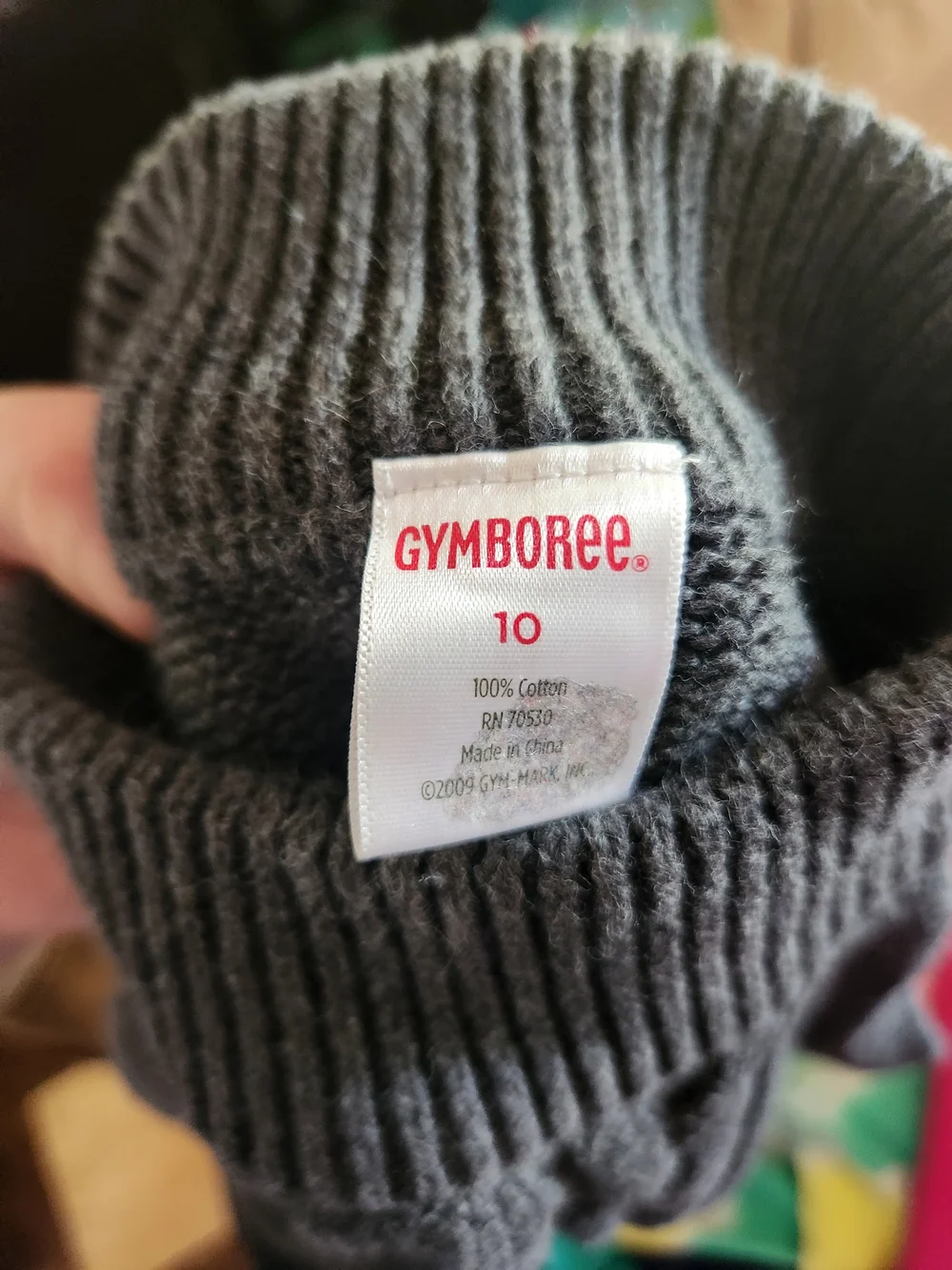 Gymboree Gray Cable Knit Sleeveless Dress